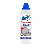 Asevi Limpiador Paellas y Calderos - Gel Desengrasante - Limpia, Desincrusta y Abrillanta - Ideal Paellas y Ollas - Máxima Eficacia - Elimina Manchas Óxido y Cal - Sin Perfume - Envase de 450 ml
