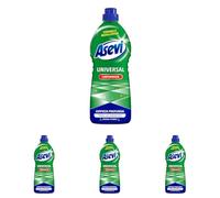 Asevi - Limpiahogar con Bioalcohol Universal - Limpiador para Todo Tipo de Suelos y Superficies - Abrillanta sin Dejar Marcas - Secado Rápido - Aroma Forest Duradero - 1100 ml (Paquete de 4)