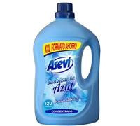 Asevi Suavizante Azul Concentrado para Lavadora - Frescor Intenso y Duradero - Extra de Suavidad para una Ropa Suave y Esponjosa - Apto para Todo Tipo de Tejidos - Formato XXL de 125 Lavados