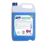 Asevi Suavizante Azul Concentrado para Lavadora - Frescor Intenso y Duradero - Extra de Suavidad para una Ropa Suave y Esponjosa - Apto para Todo Tipo de Tejidos - 217 Lavados - 5 Litros