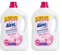 Asevi Suavizante Hipoalergénico Talco Rosa - Concentrado para Lavadora y Pieles Sensibles - Todos los Tejidos - Dermatológicamente Testado - Fragancia Delicada - 125 Lavados