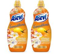 Asevi Suavizante para Ropa Sensations Energy - Suavizante Concentrado para Lavadora con Fragancia Energizante - Esencias Naturales - Suavidad Duradera para Todo Tipo de Tejidos - 60 Lavados