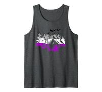 Asexual Campamento LGBTQ Pride Ace Flag Natural Lovers Camiseta sin Mangas