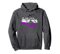 Asexual Campamento LGBTQ Pride Ace Flag Natural Lovers Sudadera con Capucha