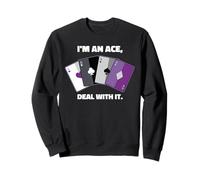 Asexual I'm an Ace, Deal with It Asexual Pride Sudadera