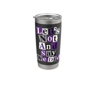 Asexual No Y Digamos Que Lo Hicimos Vaso térmico de acero inoxidable de doble pared