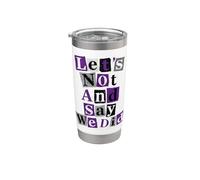 Asexual No Y Digamos Que Lo Hicimos Vaso térmico de acero inoxidable de doble pared
