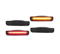 ASFDSG Luces de posición Para GMC C15 C25 C35 C1500 C2500 C3500 1975-1980 Pickup Luces LED Delanteras Y Traseras Lateral Parachoques Marcador lateral(Front Amber Rear Red)