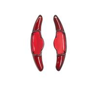 Asfgchh Paletas de cambio para K-ia S-Portage NQ5 2022-2026 con patrón de fibra de carbono real, accesorios de extensión de palanca de cambios (rojo carbón)