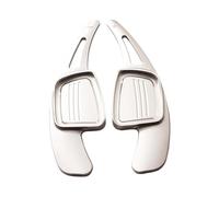 Asfgchh Paletas de cambio para volante de cambio para A3, S3, A5, S5, A4, B9, Q7 2016-2017, accesorios de caja de cambios de extensión (plateado)