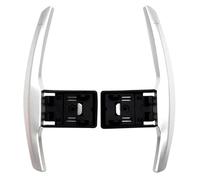 Asfgchh Paletas de cambio para volante de coche, extensión de palanca de cambios modelo F M3 X5M 2010-2013 X6M accesorios de cambio de aleación (blanco)
