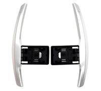 Asfgchh Paletas de cambio para volante de coche, extensión de palanca de cambios para M3 X5M 2010-2013 X6M, accesorios de cambio de aleación (plata)