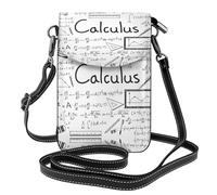ASFgda Bolso bandolera pequeño con diseño de cálculo geek de matemáticas para mujer, con ranura para tarjetas de crédito