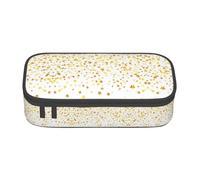 ASFgda Estuche de gran capacidad, duradero, con estampado de estrellas y puntos de ensueño, bolsa de cosméticos portátil, bolsa de almacenamiento de papelería de oficina.