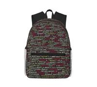 ASFgda Mochila clásica básica de programación de viajes, mochila escolar universitaria, mochila impermeable casual para la universidad, viajes, trabajo