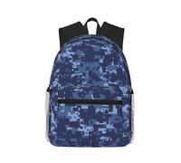 ASFgda Mochila clásica básica de viaje con estampado de camuflaje, mochila escolar universitaria, mochila impermeable casual para la universidad, viajes, trabajo