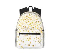 ASFgda Mochila clásica básica de viaje con estampado de estrellas y puntos de ensueño, mochila escolar universitaria, mochila impermeable casual para la universidad, viajes, trabajo