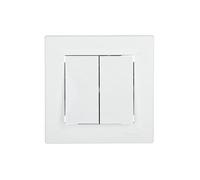 ASFORA Botón doble terminales de tornillo blanco EPH1100321 schneider electric 3606480525513