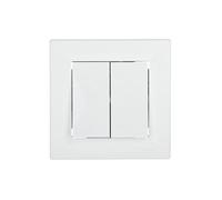 ASFORA Botón doble terminales de tornillo blanco EPH1100321 schneider electric 3606480525513