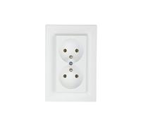 ASFORA Enchufe doble z/u blanco EPH9800221 schneider electric 3606480527692