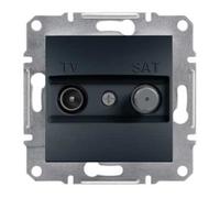 ASFORA SAT TV hembra extremo (1dB) sin marco antracita EPH3400171