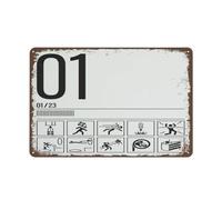 asfqweff Cartel creativo para pared, decoración del hogar, cartel de estaño, portal, prueba, cámara, póster de juego, decoración de sala de juegos, laboratorios de apertura, póster de metal