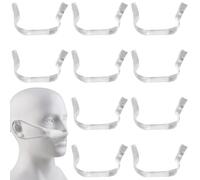 Asfrode Alta Capacidad de Absorción: 10 Unidades de Vendaje Nasal Elástico, Fácil de Usar, Para el Uso Diario (42 X 2,5Cm Blanco)