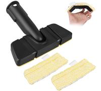 Asfrode Recambios de boquilla de mano plegable, accesorios para limpiador de vapor Kärcher Accesorios con 2 paños de microfibra para bañeras lavabos superficies curvas para Kärcher SC1 SC2 SC3 SC4 SC5