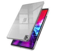 Asgens - Carcasa para iPad Pro de 12,9 Pulgadas, 2021, Silicona Suave, Suave, Funda Protectora de TPU para iPad Pro de 12,9 Pulgadas, 2021, Modelo A2378, A2461, A2379 y A2462, Color Negro
