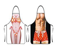 Asgens Delantal Divertido Grill BBQ Delantal Cocina Cocinando Parilla Navidad Cumpleaños Regalo para Esposo, Esposa, Papá, Mamá, Amigos