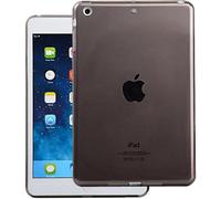 Asgens Funda para iPad Pro de 9,7 pulgadas, color negro transparente, funda de silicona flexible suave TPU a prueba de golpes para iPad Pro de 9,7 pulgadas, modelo A1673, A1674, A1675 (2016)