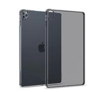 Asgens Funda transparente negra para iPad Pro de 12.9 pulgadas 2020, funda de silicona flexible y suave TPU para iPad Pro de 12.9 pulgadas 2020 modelo A2229 / A2233 / A2069 / A2232