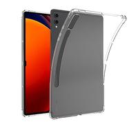 Asgens Funda Transparente para Samsung Galaxy Tab S10+ 12,4" 2024/S9+ 12.4" 2023, Funda Protectora Delgada y Ligera de Silicona TPU Suave para Samsung Galaxy (SM-X820/X826B/X828U/X810/X816/X818)