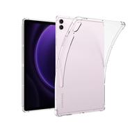 Asgens Funda Transparente para Samsung Galaxy Tab S9 FE Plus 12.4" 2023 (SM-X610/X616), Funda Protectora Delgada y Ligera de Silicona TPU Suave para Samsung Galaxy Tab S9 FE Plus 12.4" 2023