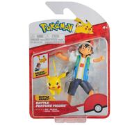 Ash + Pikachu Figura De Batalla De 4.5” PKW2473 Pokémon (Jazwares / Pokémon)