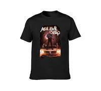 Ash Vs Evil TV Show Movie Men's T-Shirt Unisex Black Cotton Hip Hop Print tee Shirts XL