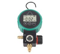 ASHATA 0-5MPA HVAC Digital Digital Alcicultor de Alta Presión Digital HVAC 4 Unidades Manifiestas de Fluido de Refrigeración de Presión de Vacío para la Fluoración de Aire Acondicionado