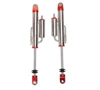 ASHATA 1/10 RC Amortiguadores Material de Aleación de Aluminio 2PCS RC Amortiguador para Axial 90046 RR10 Wraith UT4 Coche Estructura Realista para Entusiastas de los Modelos a Escala (rojo)