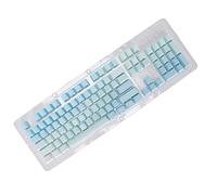 ASHATA 104 Piezas de Teclas Inglesas Opacas con Grabado Lateral Y Proceso de Teñido por Inmersión, Juego de Teclas Personalizadas para Bricolaje, Adecuado para Todos los Teclados