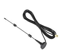 ASHATA 2.4GHz 8dbi WiFi antena SMA hembra enchufe con base magnética alta ganancia para ZigBee módulo inalámbrico router tarjeta de red (10 m/32.81 pies)