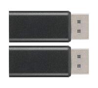 ASHATA 2Pcs DisplayPort a Display Port a 1.3V Salida Soporte para Modos de Expansión y Duplicación