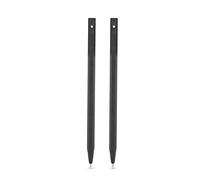 ASHATA 2Pcs Stylus de Pantalla Capacitiva Lápiz Táctil Universal con Fina Puntas Transparente Disco para Teléfonos Móviles,Tabletas,etc.(Negro)