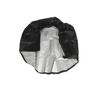 ASHATA 32 Pulgadas Cubiertas para Neumáticos, 4 Piezas Protector Negro de | Protector de rueda, almacenamiento de llanta de repuesto, para remolque de caravana, banda elástica, tela Oxford 210D