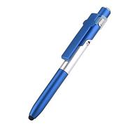 ASHATA 4 en 1 Lápiz para Capacitivos Pantalla Táctil(Escritura + Soporte para Teléfono Móvil + Linterna) Plegable Bolígrafo MultifunciónPluma Capacitiva Portátil para Teléfonos y Tabletas(Azul)