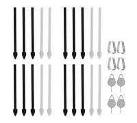 ASHATA 4 Juego de Puntas de lápiz óptico Reemplazo Lápiz Táctil S Pen Nibs para Samsung Note 20 Note 20 Ultra 5G Tab S6 T860 T865, con 4 Pinzas + 4 Pin de expulsión