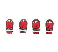 ASHATA 4 Uds. Botas para Perros, Zapatos de Senderismo para Perros, Elegantes Protectores de Patas de Perro Transpirables de Malla Resistente Al Calor con Correas Reflectantes para