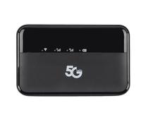 ASHATA 5 G de Punto de Acceso Móvil, Enrutador con Ranura de Tarjeta Nano SIM, Dispositivo WiFi6 Portátil para Viajar, Soporte de Enrutador de Alta Velocidad de 2.77 GBPS 32