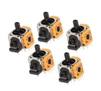 ASHATA 5 Joysticks Analógicos 3D para Reemplazo del Controlador Rendimiento Estable, Fácil de Instalar, Material Duradero, Adecuado para el Kit de Reparación de Piezas de Repuesto