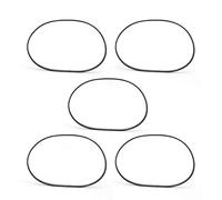 ASHATA 5PCS GT2-6MM Kit de Tensor de Correa Síncrono Cerrado de Goma, GT2-6-280MM Correa de Distribución de Repuesto de Impresora 3D, Suministros de Impresora Accesorios para Impresoras 3D