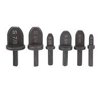 ASHATA 6 expansores de Tubo de Cobre, expansor de Tubo, Redondo, Herramienta de extensión de tubería de Aire Acondicionado, Accesorios de Taladro eléctrico